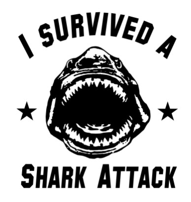 I survived a SHARK ATTACK T-SHIRT