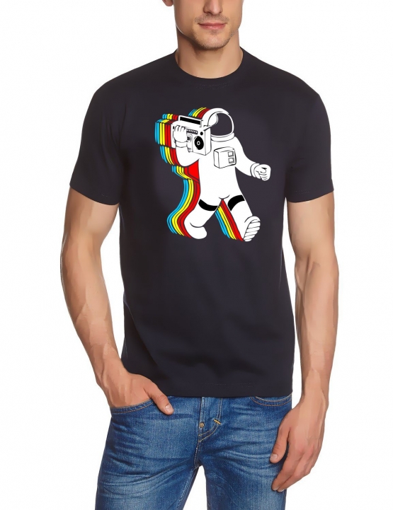 Funky Astronaut T-SHIRT moonman