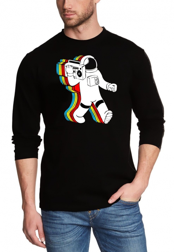 ASTRONAUT LONGSLEEVE T-SHIRT LANGARM FUNKY