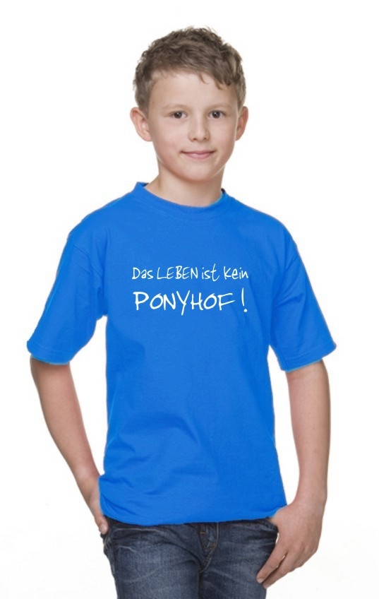 KIDS - DAS LEBEN IST KEIN PONYHOF - KINDER T-SHIRT