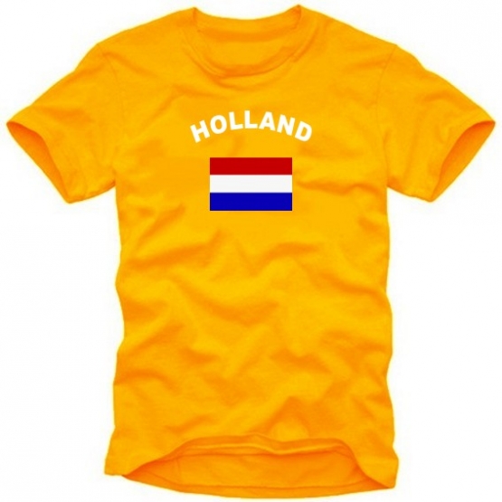 HOLLAND T-SHIRT NIEDERLANDE ORANGE