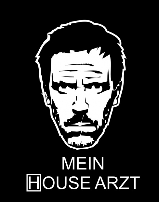 MEIN HOUSEARZT DR.HOUSE HAUSARZT T-SHIRT