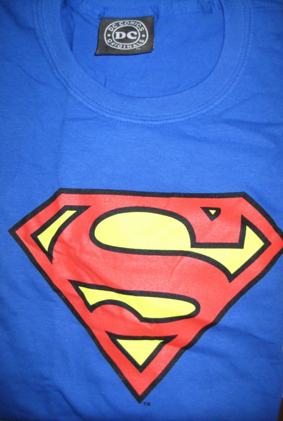 SUPERMAN T-Shirt royalblau S M L XL  DC-COMICS