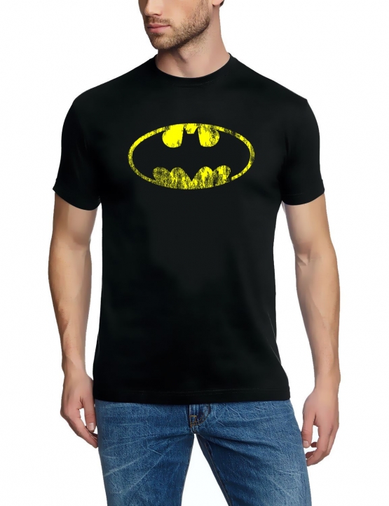 BATMAN DISTRESSED T-SHIRT S M L XL