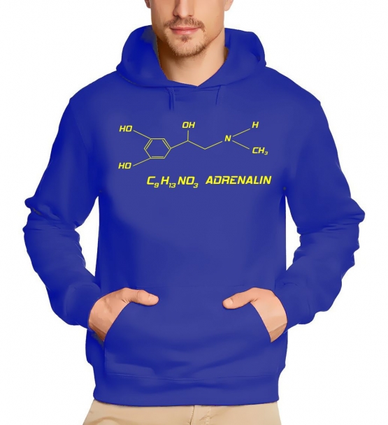 ADRENALIN HOODIE SWEATER ROYALBLAU ODER SCHWARZ