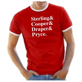 Sterling Cooper Draper Pryce RINGER TSHIRT