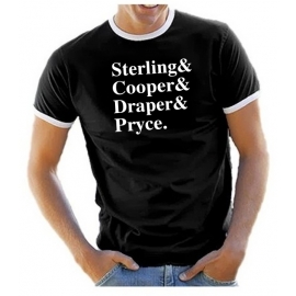 Sterling Cooper Draper Pryce RINGER TSHIRT