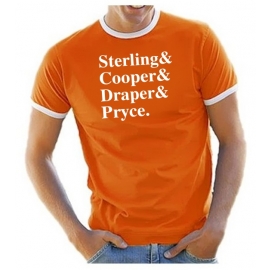 Sterling Cooper Draper Pryce RINGER TSHIRT