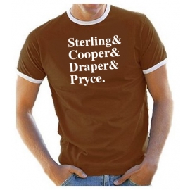 Sterling Cooper Draper Pryce RINGER TSHIRT