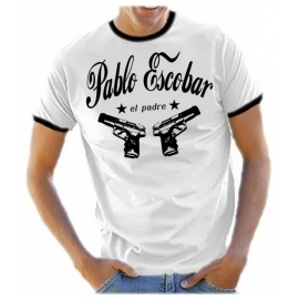 PABLO ESCOBAR EL PADRE RINGER T-SHIRT