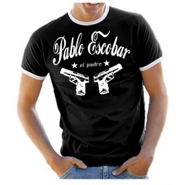 PABLO ESCOBAR EL PADRE RINGER T-SHIRT