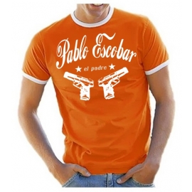 PABLO ESCOBAR EL PADRE RINGER T-SHIRT