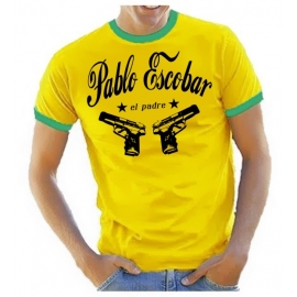 PABLO ESCOBAR EL PADRE RINGER T-SHIRT