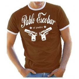 PABLO ESCOBAR EL PADRE RINGER T-SHIRT