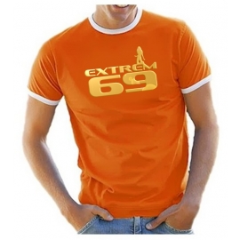 extreme 69 T-SHIRT RINGER DRUCK IN GOLD !!