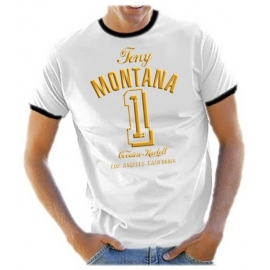 TONY MONTANA NR.1 cocaine business Druck in GOLD