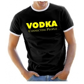 VODKA connection people RINGER T-SHIRT