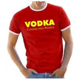 VODKA connection people RINGER T-SHIRT