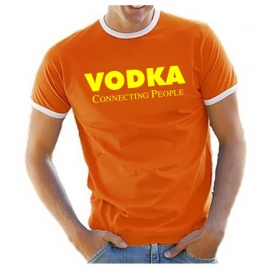 VODKA connection people RINGER T-SHIRT