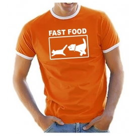 FAST FOOD RINGER T-SHIRT