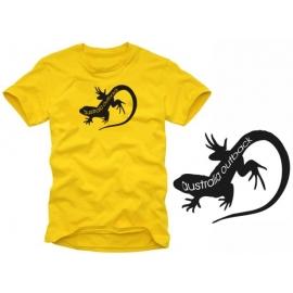 Australia Outback Gecko T-Shirt schwarz