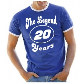 THE LEGEND 20 30 40 50 60 JAHRE oder Deine ZAHL T-SHIRT