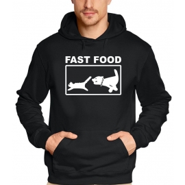 Fast Food - Sweatshirt mit Kapuze HOODIE