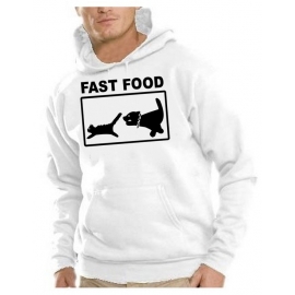 Fast Food - Sweatshirt mit Kapuze HOODIE