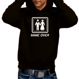 GAME OVER - HOODIE SWEATSHIRT MIT KAPUZE