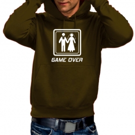 GAME OVER - HOODIE SWEATSHIRT MIT KAPUZE