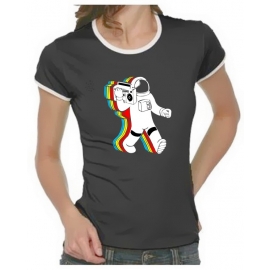 Funky moon man - Astronaut - T-shirt girly Ringer