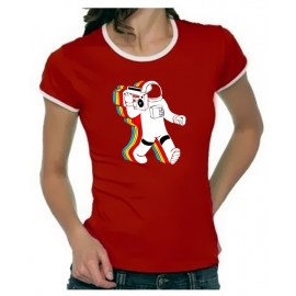 Funky moon man - Astronaut - T-shirt girly Ringer