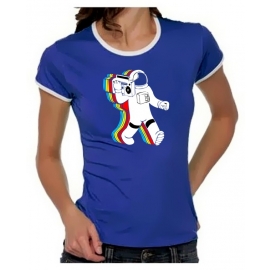 Funky moon man - Astronaut - T-shirt girly Ringer