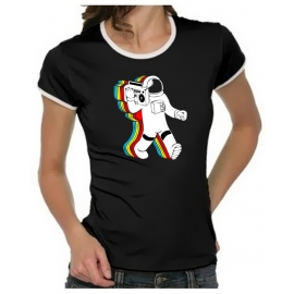 Funky moon man - Astronaut - T-shirt girly Ringer