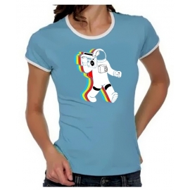 Funky moon man - Astronaut - T-shirt girly Ringer