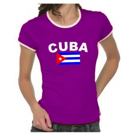 KUBA FLAGGE Cuba libre Girly Ringer S M L XL