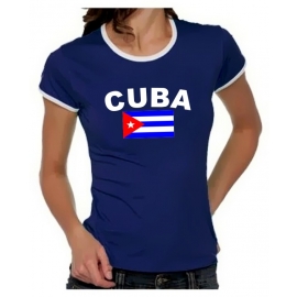 KUBA FLAGGE Cuba libre Girly Ringer S M L XL