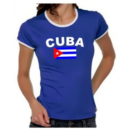 KUBA FLAGGE Cuba libre Girly Ringer S M L XL