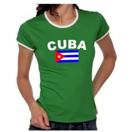 KUBA FLAGGE Cuba libre Girly Ringer S M L XL