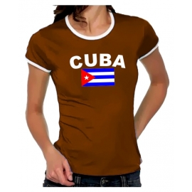 KUBA FLAGGE Cuba libre Girly Ringer S M L XL