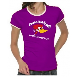 Eddies Autoparts -Knoxville- Jackass Girly Ringer T-Shirt