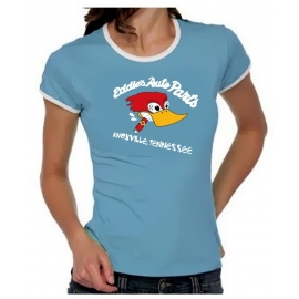 Eddies Autoparts -Knoxville- Jackass Girly Ringer T-Shirt