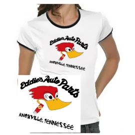 Eddies Autoparts -Knoxville- Jackass Girly Ringer T-Shirt