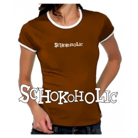 Schokoholic Damen oder Herren Ringer Shirt