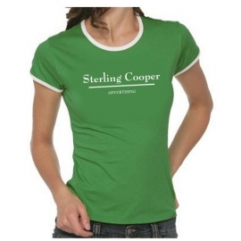 STERLING ADVERTISING Mad Men girly ringer shirts