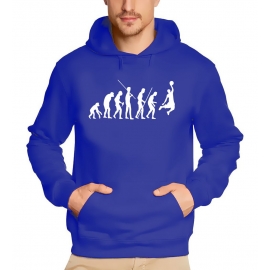 BASKETBALL evolution HOODIE SWEATSHIRT S M L XL XXXL