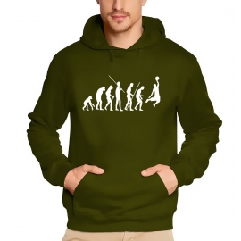 BASKETBALL evolution HOODIE SWEATSHIRT S M L XL XXXL