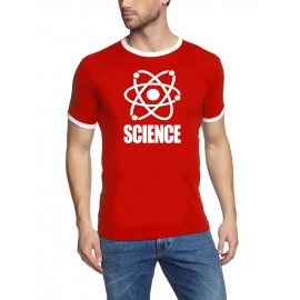 SCIENCE -  RINGER T-SHIRT S M L XL XXL XXXL