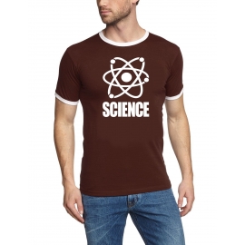 SCIENCE -  RINGER T-SHIRT S M L XL XXL XXXL