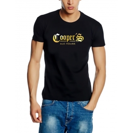 COOPERS - Ale House - schwarz/gold - King of Queens T-Shirt